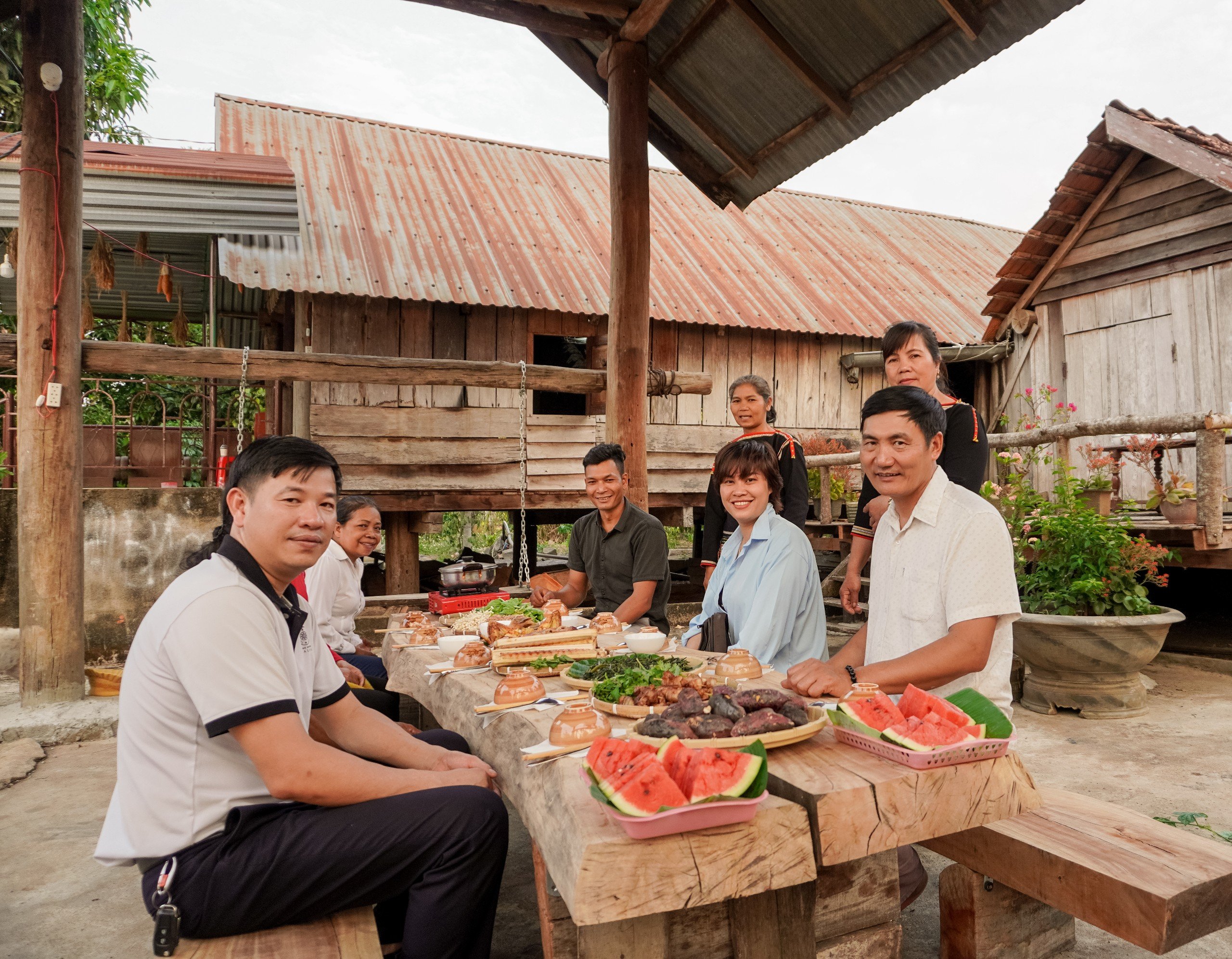 Trai nghiệm ẩm thực tại Du lịch cộng đồng buôn Kuốp, xã Dray Sap, huyen Krông Ana, tỉnh Đắk Lắk